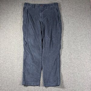 L.L. Bean BeanFlex Corduroy Pants Mens Size Large L 30" Blue